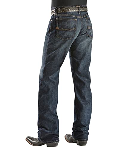 ARIAT Men's Denim Jeans M4 Roadhouse Low Rise Relaxed Fit Big and Tall - 10008402_X 36W x 38L US Dark Stone