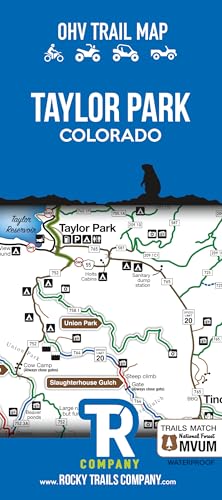 Rocky Trails Company Taylor Park, Colorado OHV Trail Map