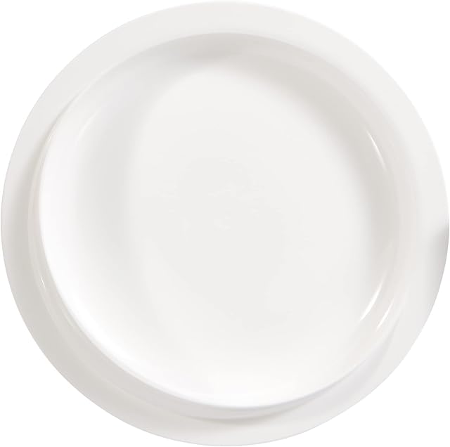 Aidapt Large Scoop Plate Eating Aid With Suction Base For Elderly and Disabled and Users With Limited Dexterity