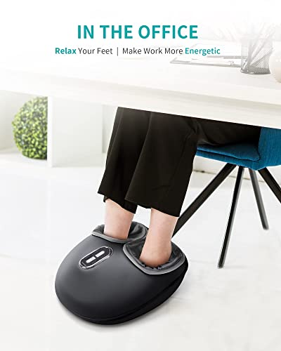 Nekteck Shiatsu Neck And Back Massager And Foot Massager Machine With Soothing Heat, Deep Kneading Therapy Relax For Home Or Office #TOP3