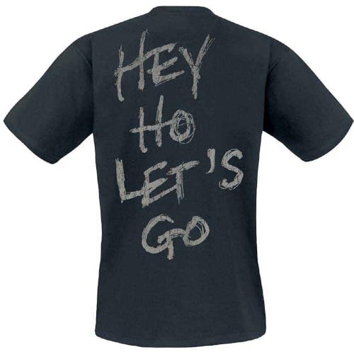 The Ramones Seal Hey Ho T-shirt pour homme Noir - Noir - Large