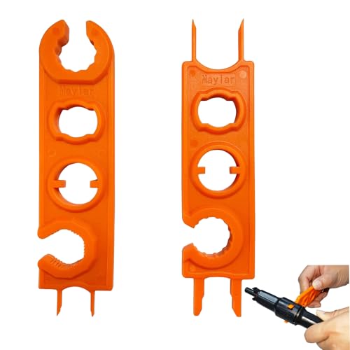 2 Stück Solar Schraubenschlüssel,MC4 Werkzeug für Solarpanel,Solar Werkzeugschlüssel,MC4 Stecker Werkzeug,Solarstecker Werkzeug,Photovoltaik Solar, für Solarpanel-Kabel PV-Systemdraht