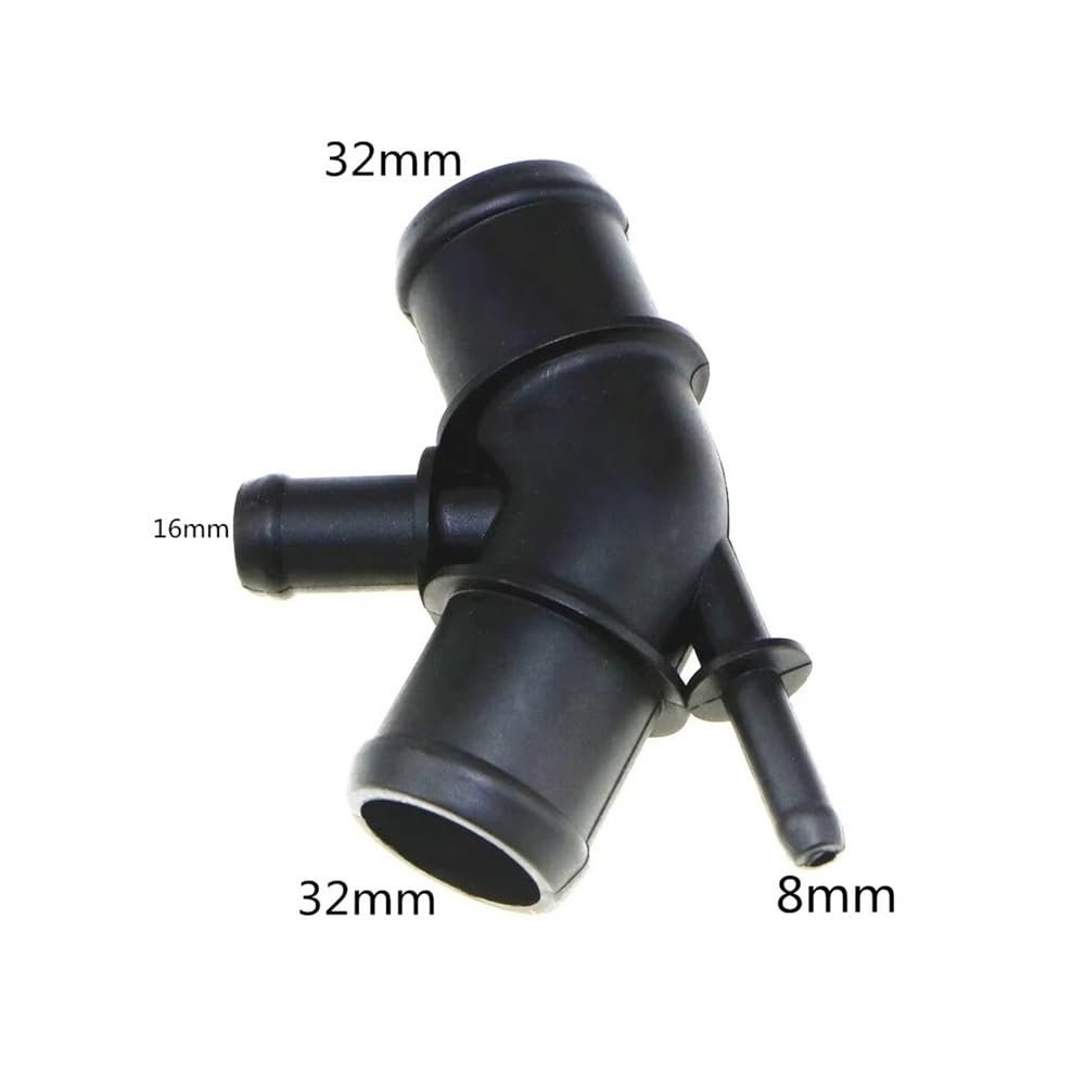 Raccord en plastique à 4 voies for durite d'eau supérieure de radiateur A3 1J0121087C