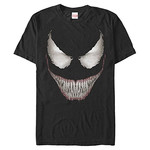 T-shirt Venom Marvel grande taille 4XL noir en coton pour homme fan de comics