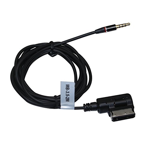 Super Soft AUX Media Interface Cable Compatible with Mercedes Benz 2 Meters Long