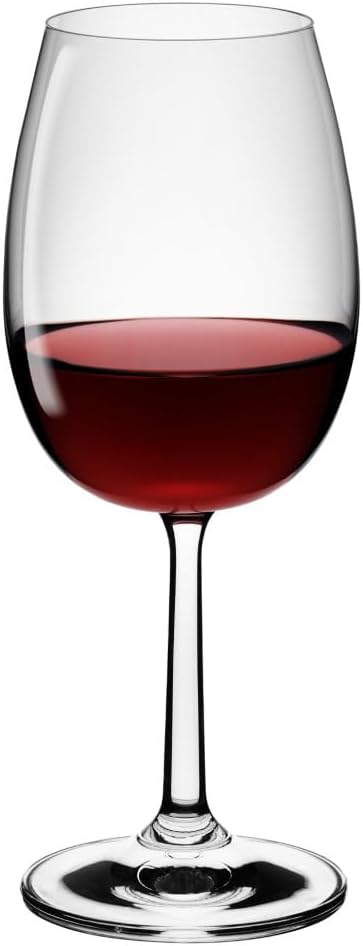 Gerlach 1760 Wine Glasses Red Wine Glasses Set of 6 390 ml Red Wine Goblets Crystal Glass Wine Glass Dishwasher Safe Flow