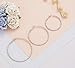 Silver And Gold Plate Hoop Earrings Set For Women Jewelry Diamond Cut 3 Pairs Gold And Luster (GL1: All Silver Diamond Cut)