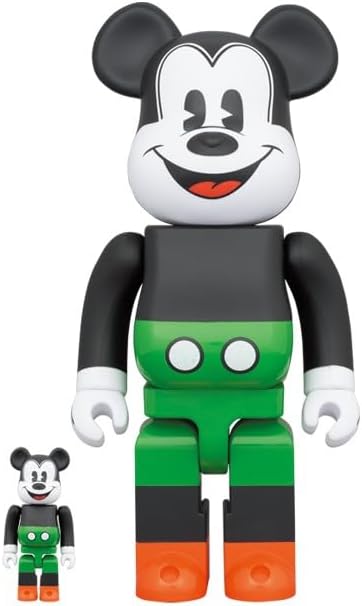 Medicom Mickey Mouse 1930s Poster 100% & 400% Be@rbrick Figure 2-Pack
