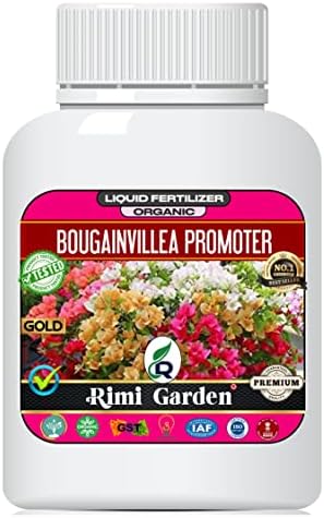Rimi Garden® Bougainvillea Promotor Liquid Fertilizer Premium Essential Super Powerful Liquid Fertilizer for the Best Growth of Bougainvillea Plants. (100 ml)