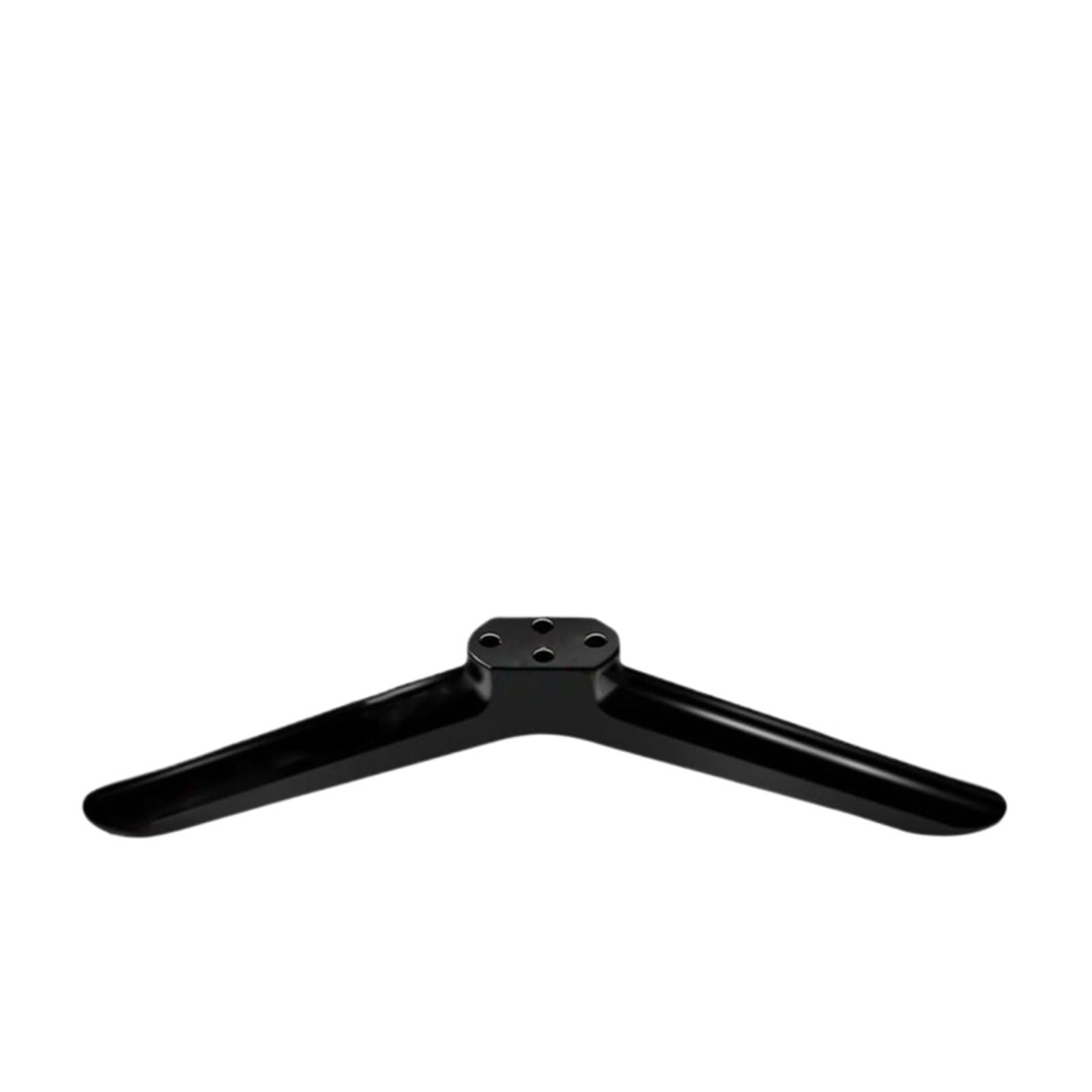 Supporto per TV nero, staffa base universale per soggiorno, base per TV, gambe con viti con cuscinetti antiscivolo, piede da tavolo per televisore (32 - con cuscinetto antiscivolo)