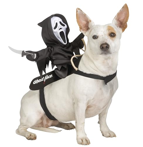 Disfraz Chaleco Ghost Face Rider para Perro Medium
