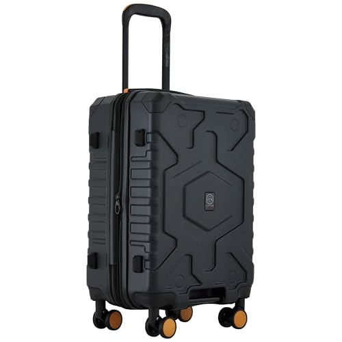 Image of Wrangler ATG Outland Expandable Hardside Luggage, Jet Black, 3 Piece Set