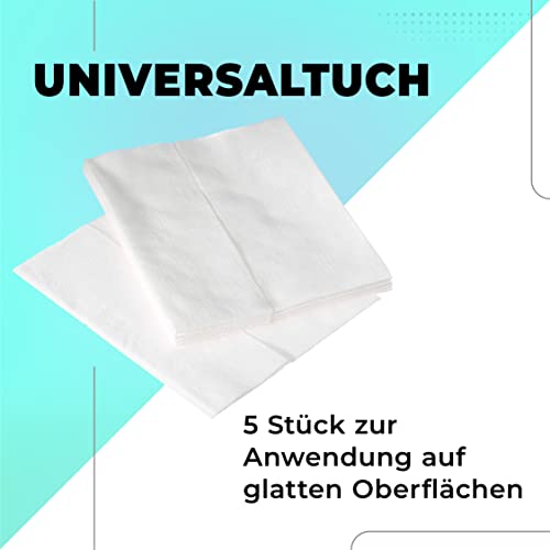Zubehör-Set aus Schleifmatte K 320 für Holz mit Pinsel aus Chinaborste und 5 Tüchern für die Verarbeitung von Holzöl