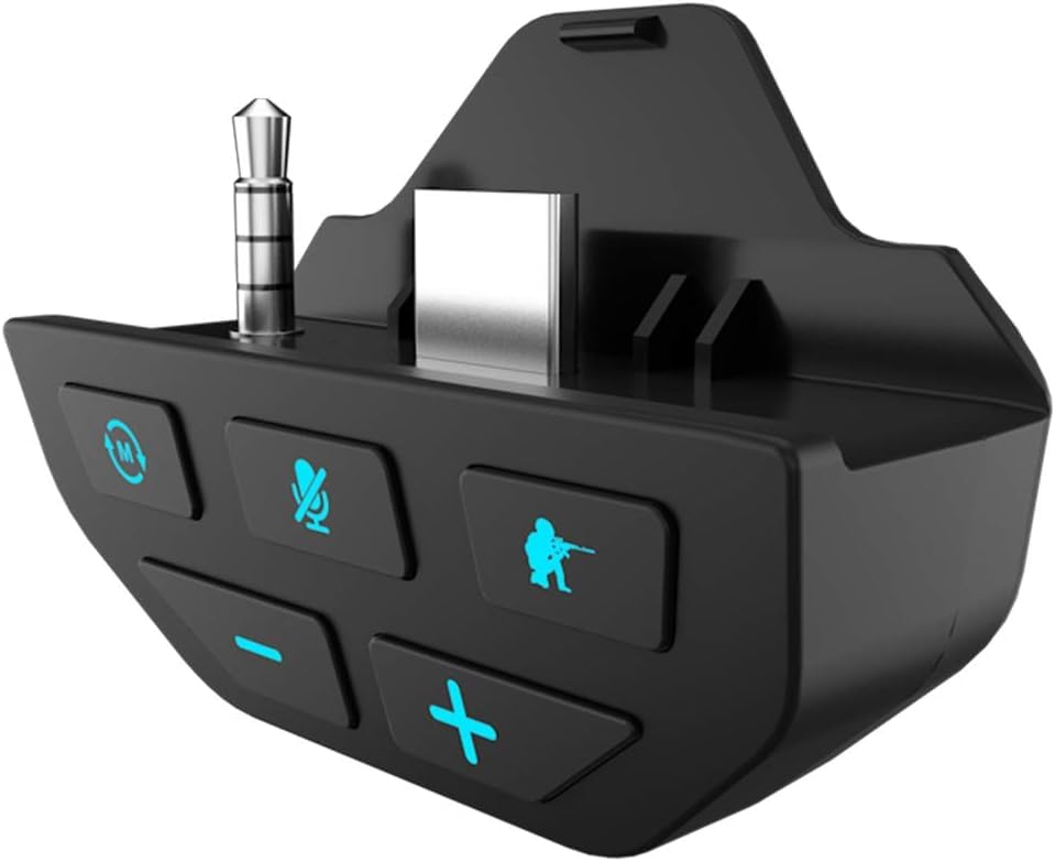 Bosmarlin Stereo Headset Adapter Compatible For Xbox One X S