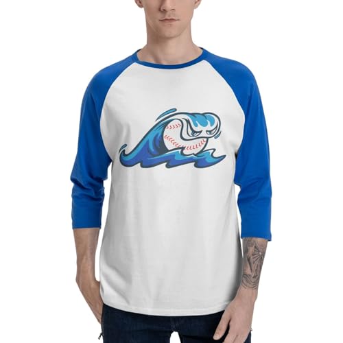 West Michigan Whitecaps Men'S Raglan Sleeves Baseball T-Shirts