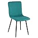 EdgeMod Wadsworth Dining Chair with Walnut Legs (Green/Walnut)