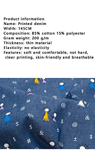 Tissu denim stretch anti-froissement en coton polyester vert pour couture