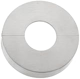 abdeckrosette edelstahl geteilt Rohr  ø: 42,4 x 2,0 mm CROSO Abdeckrosette Ø 105 mm  Bohrung Ø 43 mm  Höhe: 25 mm  2-teilig  Edelstahl V2A geschliffen  1 Stück