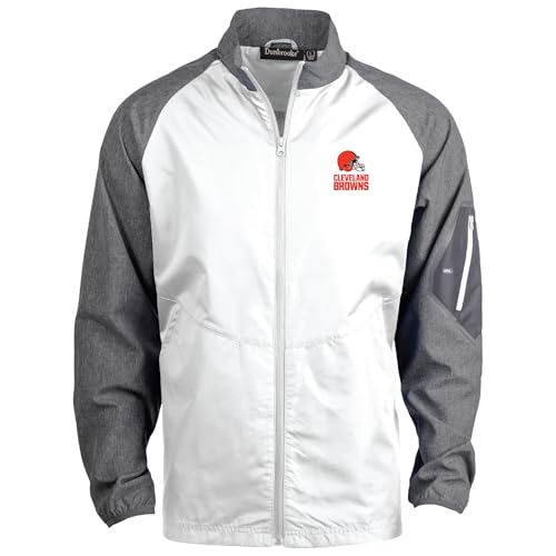 Image of Dunbrooke Men's NFL Hurricane Raglan Full-Zip Windbreaker Jacket