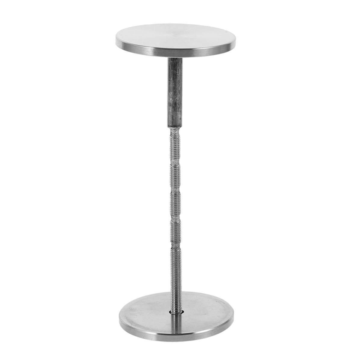 Tapa para agujero de puerta que cubre orificios de cerradura de forma rápida y limpia en plata
