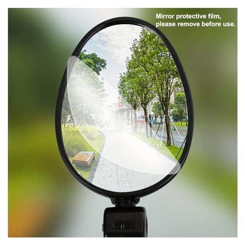 Espejo retrovisor para motocicleta giratorio 360 grados con visión de gran angular 4
