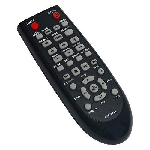 Image of AH59-02434A Replace Soundbar Remote Control AH5902434A fit for Samsung Sound Bar Speaker System HW-E450 HW-E550 HW-E551 HW-E450ZA HW-E450C HW-E550ZA HW-E551ZA HWE450 HWE550 HWE551 HWE450ZA HWE450C