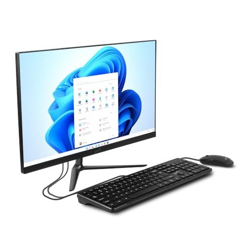 Image of Supersonic SC-5624AIO 23.8 inch All-in-One Desktop Computer, AMD Ryzen 5 3501U Quad-Core, FHD 1080p Display, 8GB DDR4 RAM, 256GB SSD, Radeon Vega 8, WiFi, Windows 11 Home, Office 365 PC