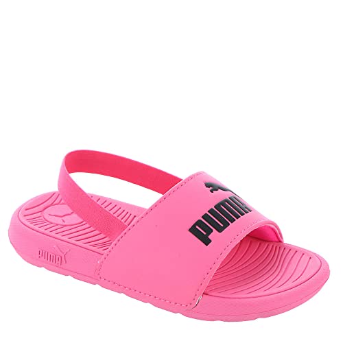 PUMA Cool Cat 20 Backstrap AC INF Girls InfantToddler Sandal 10 M US Toddler PinkBlack