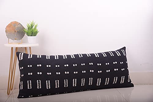 Trade Star Lumbar Spring Pillow Case Oblong Cooling Pillow Cover 100% Cotton Throw Pillow Cover Rustic Boho Accent Back Rest Cushion Cover Large Handloom Tribal Print Bedding Fall Decor Cushion Cover by Trade Star - Image 2