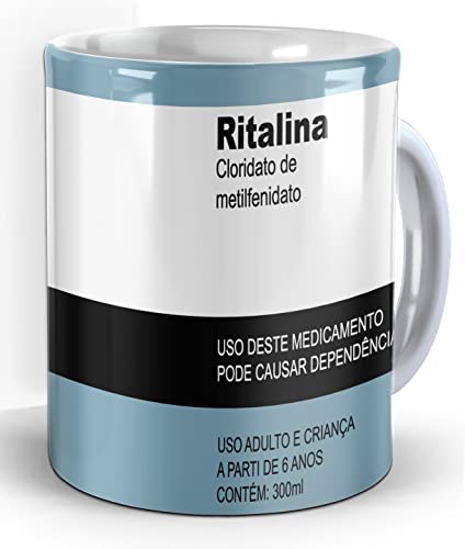 Caneca Cêramica Ritalina