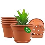 pot fleurs resine Plusieurs tailles pour répondre à différents besoins de plantation : les pots pour plantes d'intérieur et d'extérieur sont disponibles en tailles 15-20-25-38-33-40,6 cm. Les pots de fleurs en plastique sont parfaits pour planter une large gamme de petites et moyennes plantes couramment trouvées dans les maisons et les bureaux. Qu'il s'agisse d'orchidées, de plantes grasses, d'herbes, de plantes serpents, de menthes, de cactus, d'aloès, de lys de la paix, ou plus encore, ces pots de jardin avec drainage et soucoupe sont conçus pour tous les accueillir.