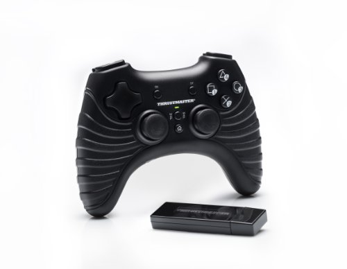 Gamepad T Inalámbrico Thrustmaster negro, mando inalámbrico compatible con PC y PS3 3