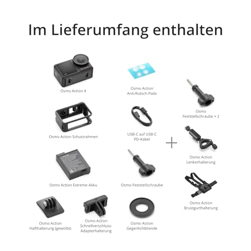 DJI Osmo Action 4 Motorcycle & Mountain Biking Combo 4K/120fps Qualität mit 155º immersivem FOV, 1/1… – Ansicht 5