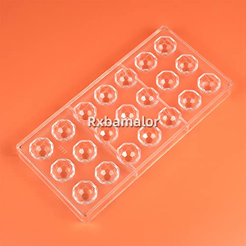 Polycarbonate Chocolate Mold Diamind Shape For Chocolate Bonbons Candy 21 Cavity 8G/Pieces Baking Pastry Tools Mould 2181 #TOP3