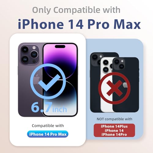 OAOA Engraved for iPhone 14 Pro Max Case, Black Flower - image 4