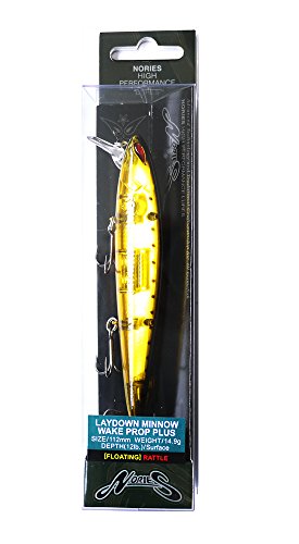 ノリーズ(NORIES) ミノー レイダウンミノー ウェイクプロッププラス 112mm 14.9g ゴールドラッシュ BR-2のサムネイル