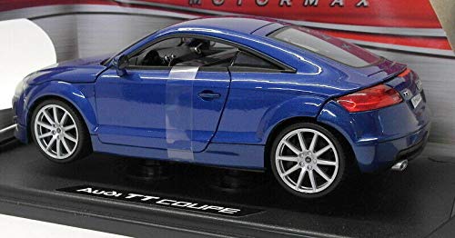 Motormax 1: 18 2007 Audi TT Coupe Diecast Car Mounted on a Plastic