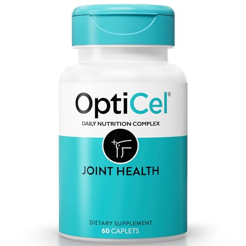 OptiCel Joint Health - Joint Support Supplement, Promotes Easy Movement, Joint Pain Supplement, Supports Muscle Health & Mobility, All Natural, Plant-Based & Non-GMO, 60 Capsules
