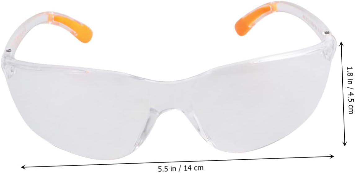 4pcs Impact Resistant Glasses Material Safety Eyes for Men Women Comfortable Fit Fog and Windproof