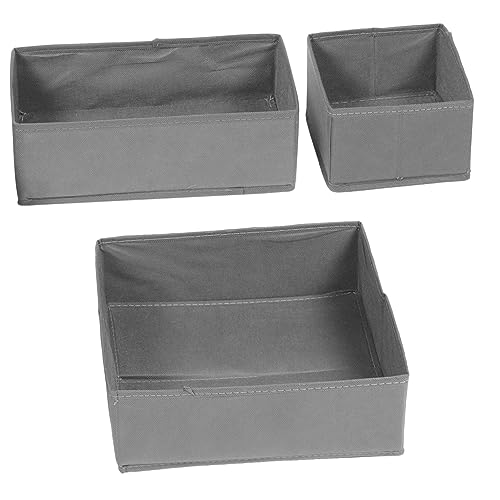 iplusmile 3Pezzi Organizer Biancheria Intima Non Contenitori per e Mutandine Scatole Smistamento