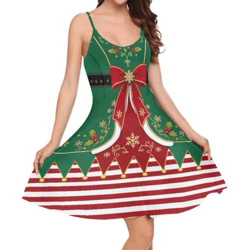 Image of Coloranimal Women's Summer Sleeveless Casual Swing Dresses with Loose Fit Beach Sundress
