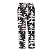 WENKOMG1 Mens Pj Pants Warm - Unisex Couples Wide Leg Funny Xmas Printed Casual Comfy Soft Lounge Pant Pajamas Bottoms Plaid Men Clothes Fashion Pantalones De Pijama Navideños (L - Black)