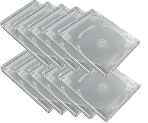 10 boîtiers Transparents pour clé USB et DVD