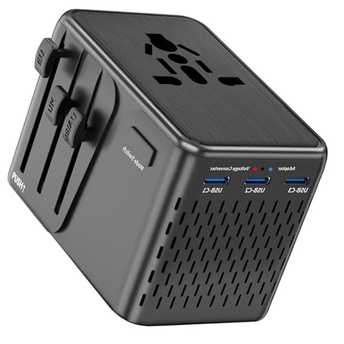 Image of Travelconverter Adapter Voltage Converter That Steps Down 230 Volts to 120 Volts for use in Over 200 Countries,Including The U.S., U.K., Europe, and Australia