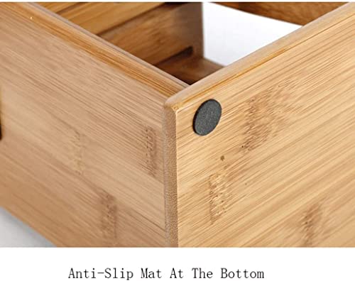 Bloc de couteaux de cuisine en bambou support vertical gain de place - 4