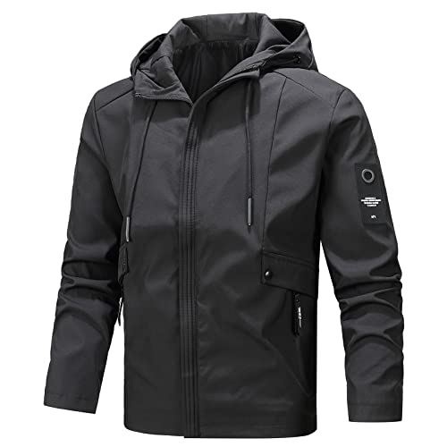 Chaquetas impermeables para hombre para senderismo, sudaderas con capucha para hombre, ligeras, resistentes al agua, camisetas de manga larga, chaquetas de escalada, abrigos de aventura, abrigos de