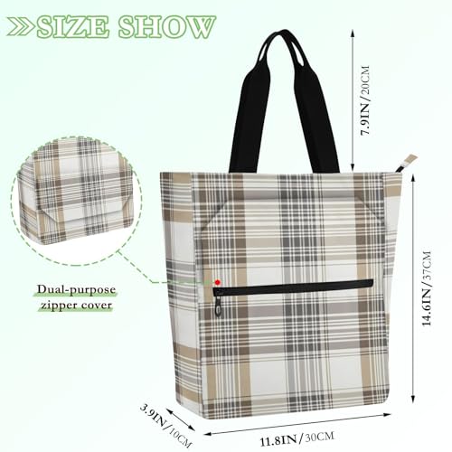 Bolsa de mano de piano duradera: la solución con cremallera para tus libros 4