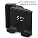 Cell Phone Holder That Clip on Monitor for Laptop or Desktop Monitor,Cell Phone Stand Smart Phone Dock Mobile mounts Phone Clip for Universal Computer Display,Cell Phone mounts -Black