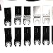 Oscillating Tool Blades Kit, High Carbon Steel Oscillating Multitool Saw Blades Kit, 22 Pcs Metal Wood Cutting Blades with Sandpaper and Accessories, for Professional Workshop and