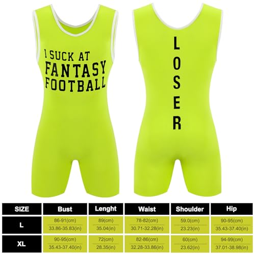 Fantasy Football Loser Singlet I Suck at Fantasy Football Vest Embarrassing Loser Award Funny Award for Men Women2